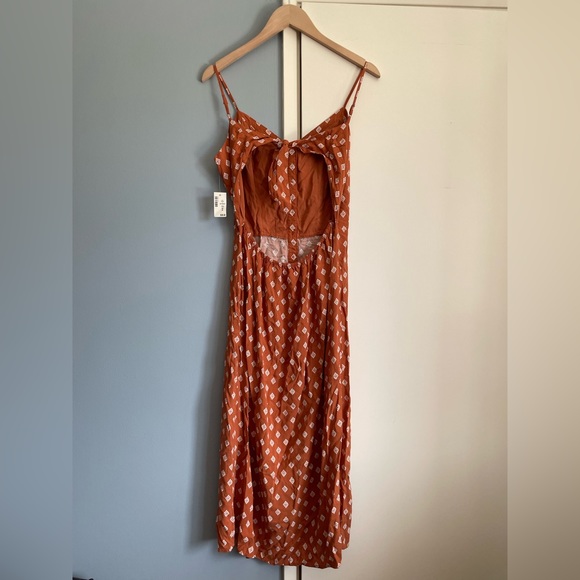 AEROPOSTALE geometric printed open back dress - Picture 2 of 7